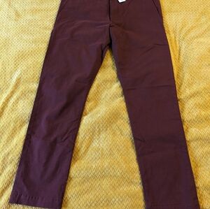 Banana Republic Fulton skinny chino burgundy
